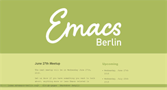 Desktop Screenshot of emacs-berlin.org