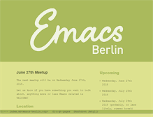 Tablet Screenshot of emacs-berlin.org